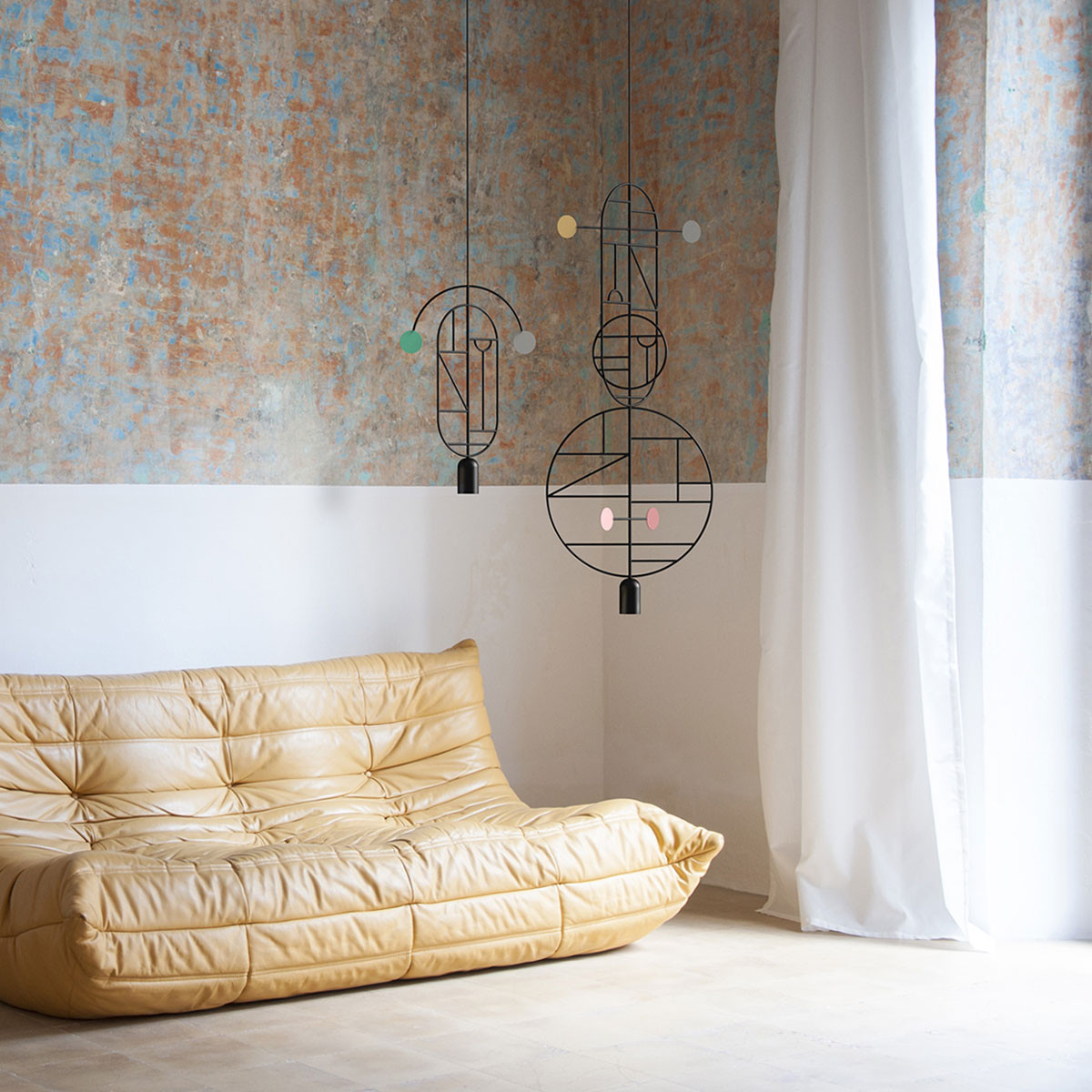 线与点的艺术 | 巴塞罗那设计工作室的创意吊灯-3