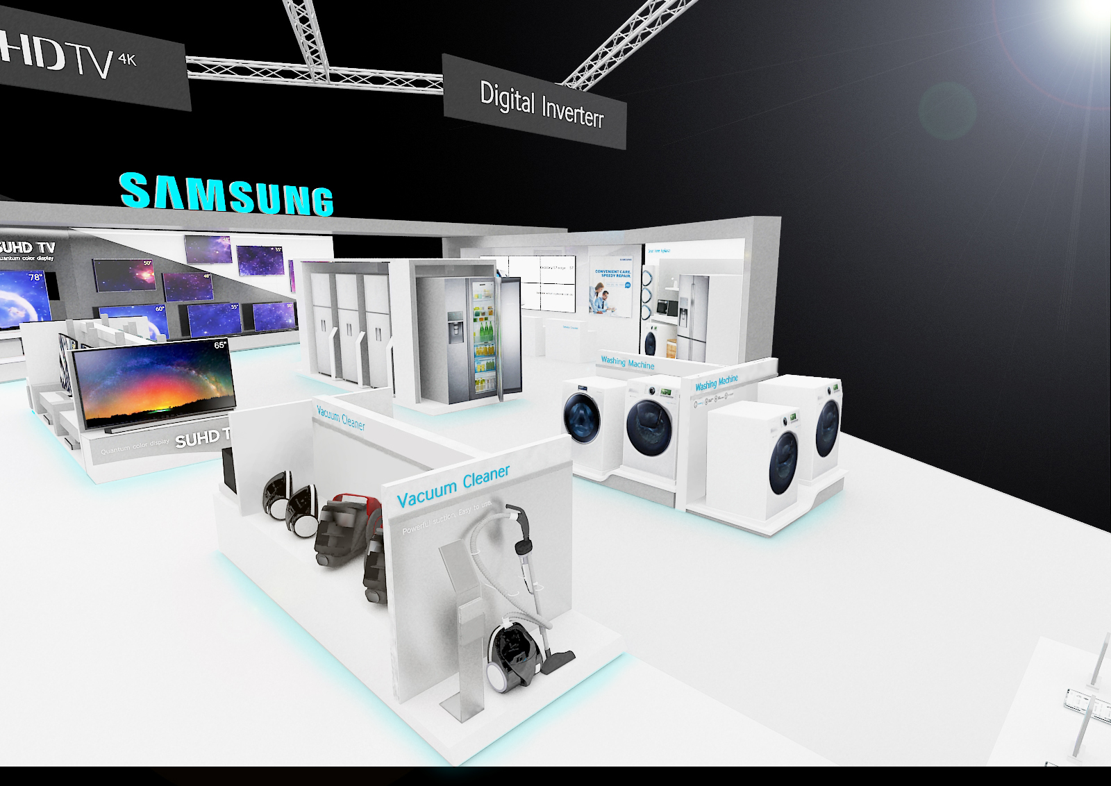 三星电子在 2016 年 GITEX Shopper 展位的室内设计-8