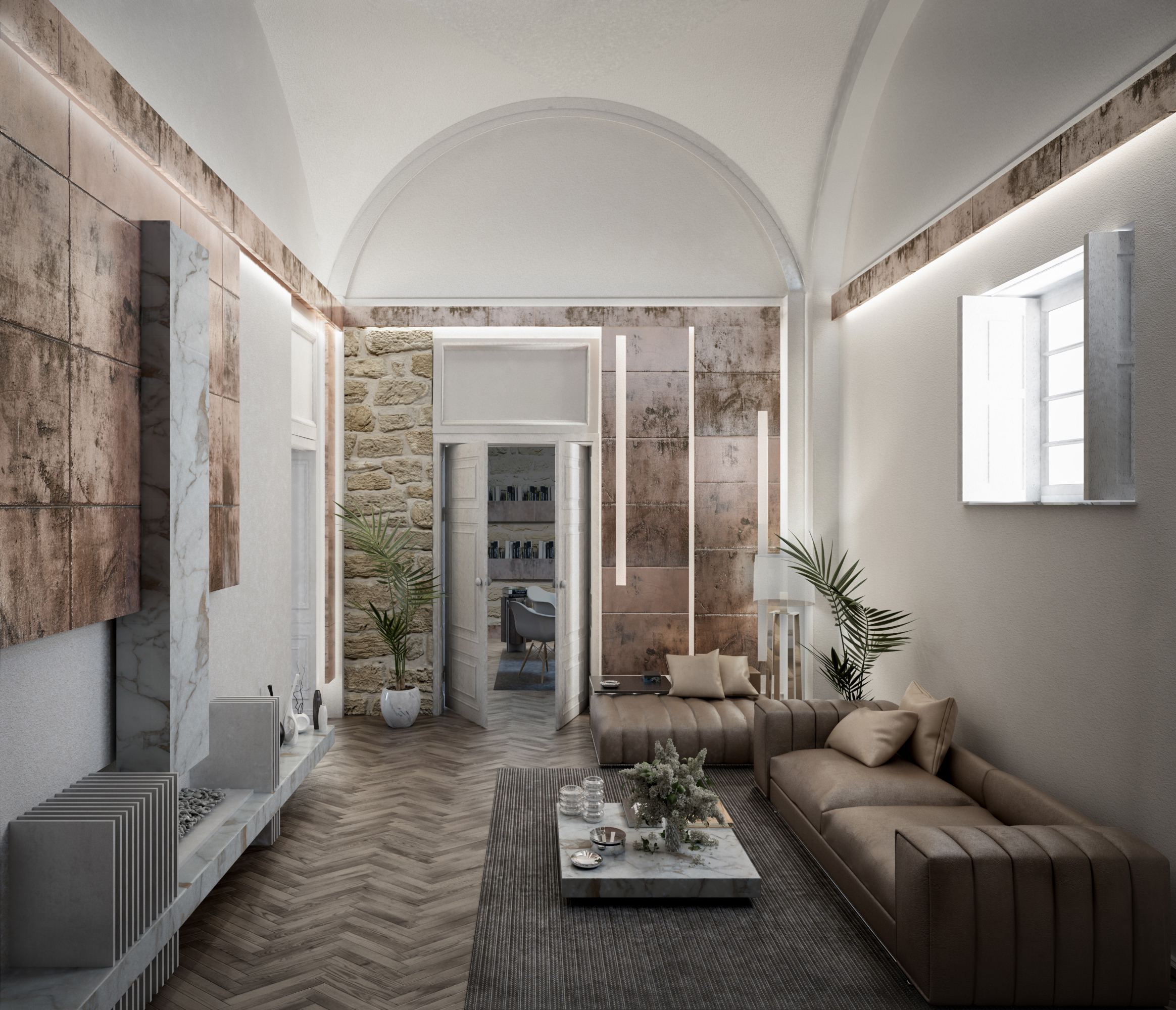 历史建筑中的私人住宅翻新-2