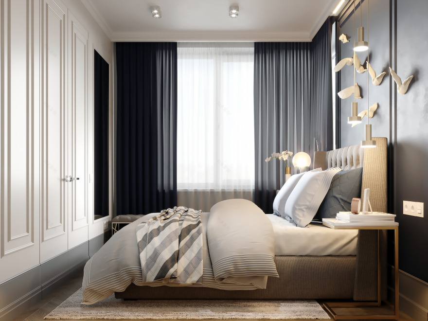 春日轻盈蓝调空间,细节尽显魅力-3