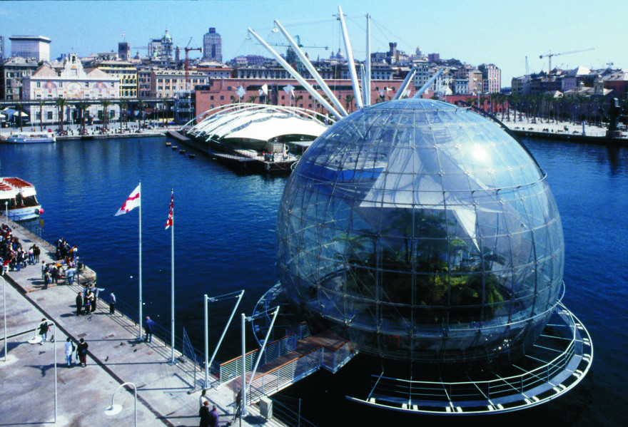 重现历史光辉·热那亚港口更新与“泡泡”生态馆设计-0