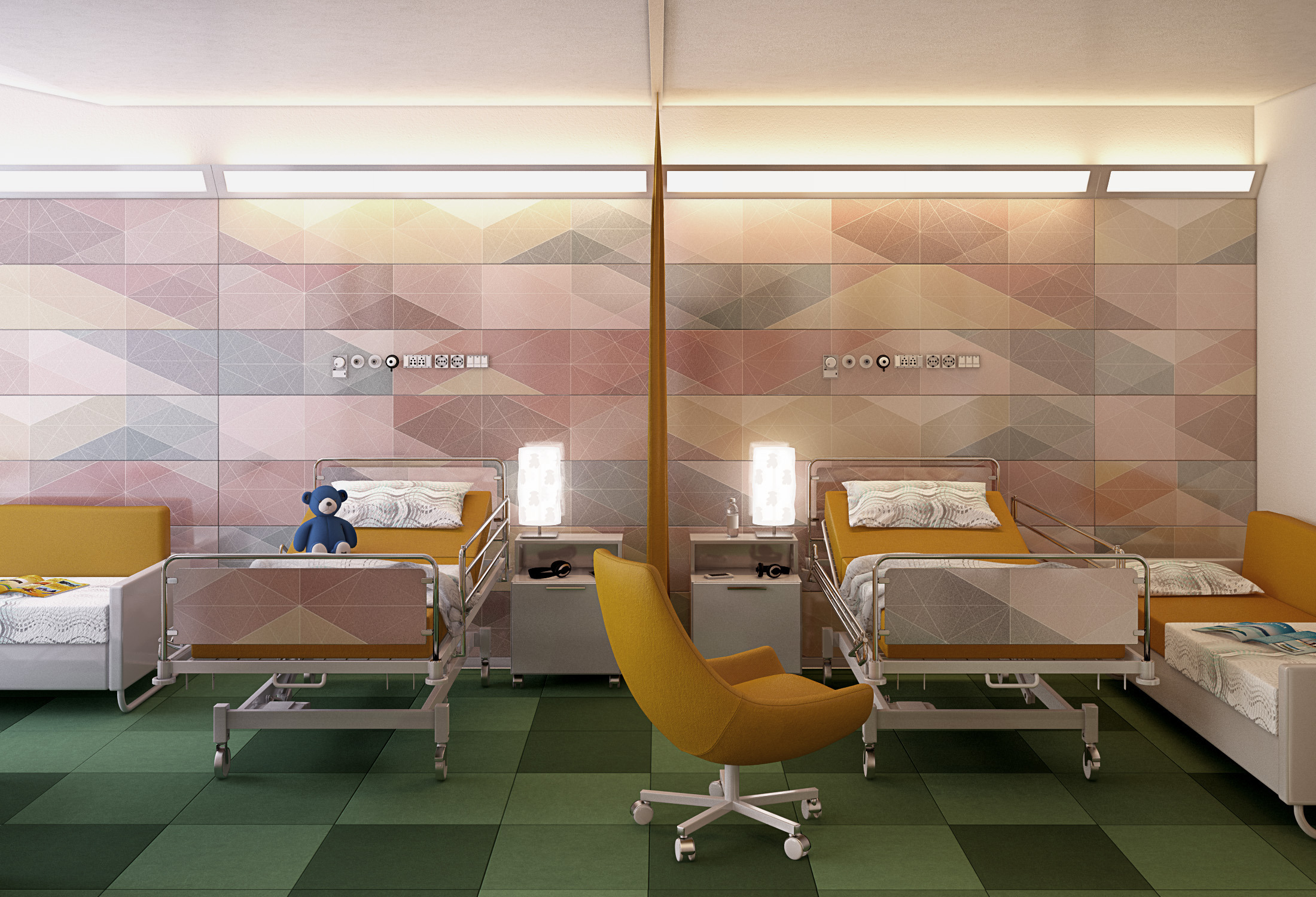 帕多瓦儿科医院的房间-3