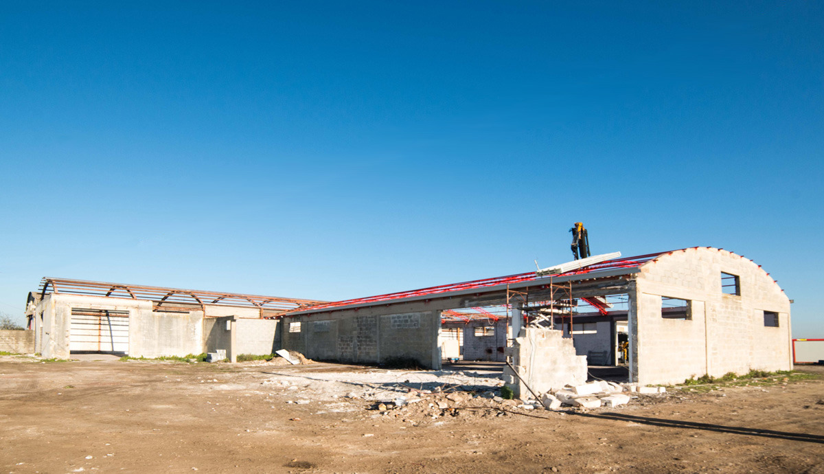 2016-2017 年意大利 Nardò工业仓库改造 | 1700 平米 Ethernit 覆盖屋顶翻新-33