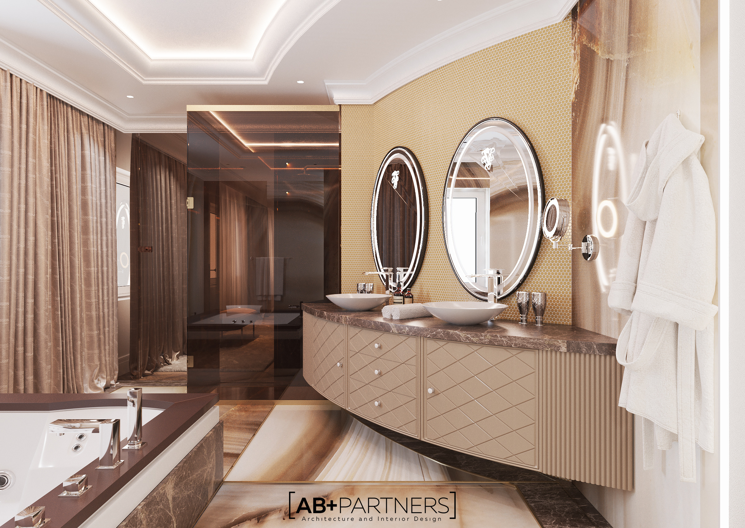 伦敦豪华别墅现代奢华室内设计-51