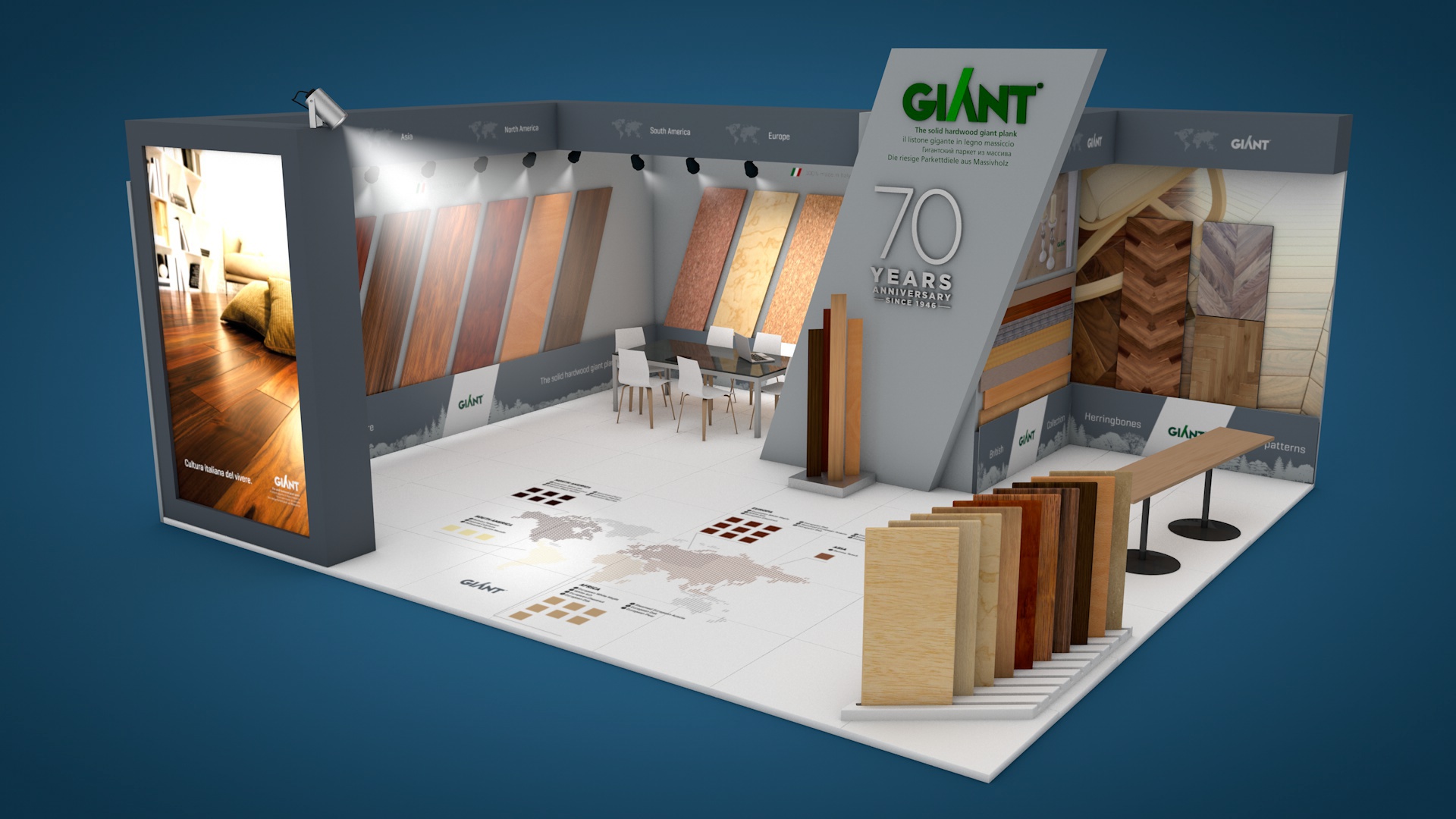 Stand Giant®在 2016 年 Domotex 展会的 60 平米展览空间设计-10