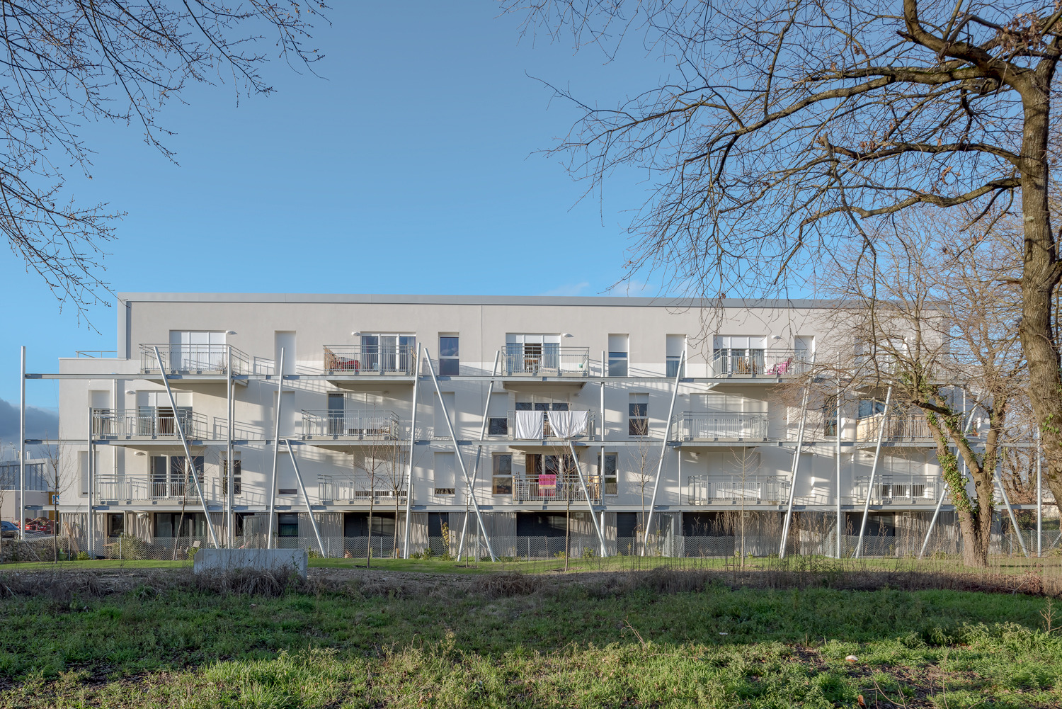 2018 年完工的 Les Erables 公寓设计展现独特魅力-47