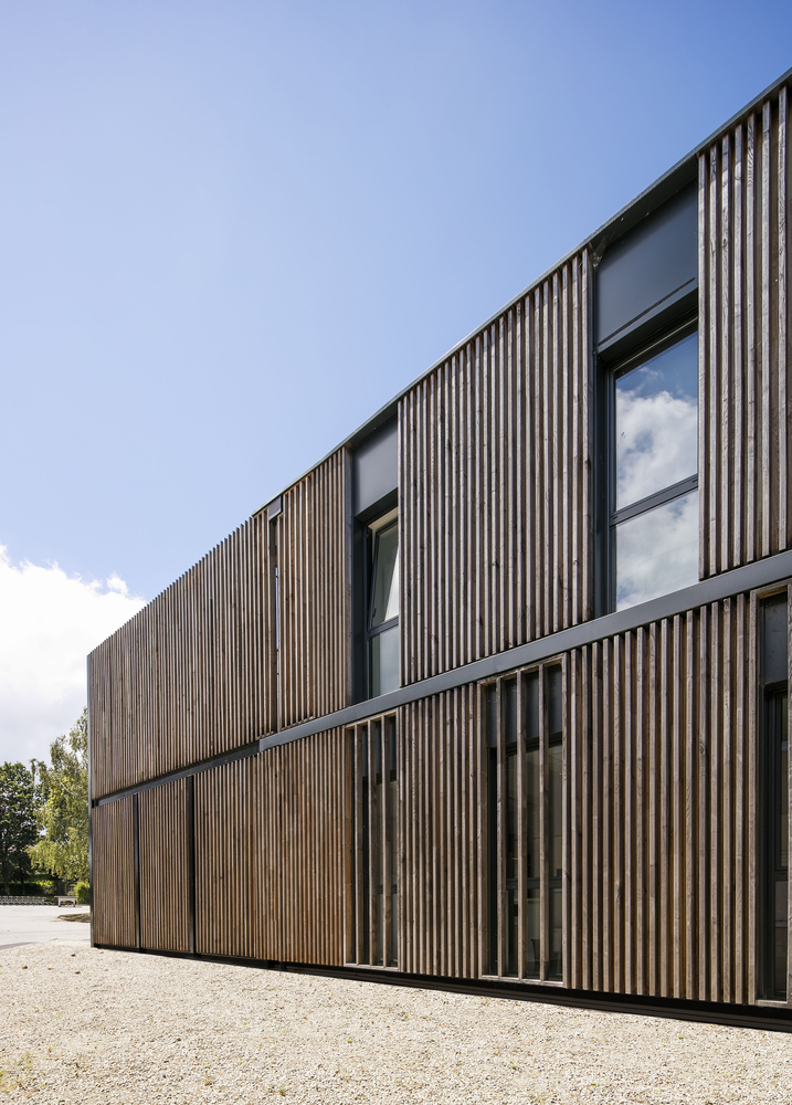 法国 Pluvigner 学校优雅木结构扩建-29
