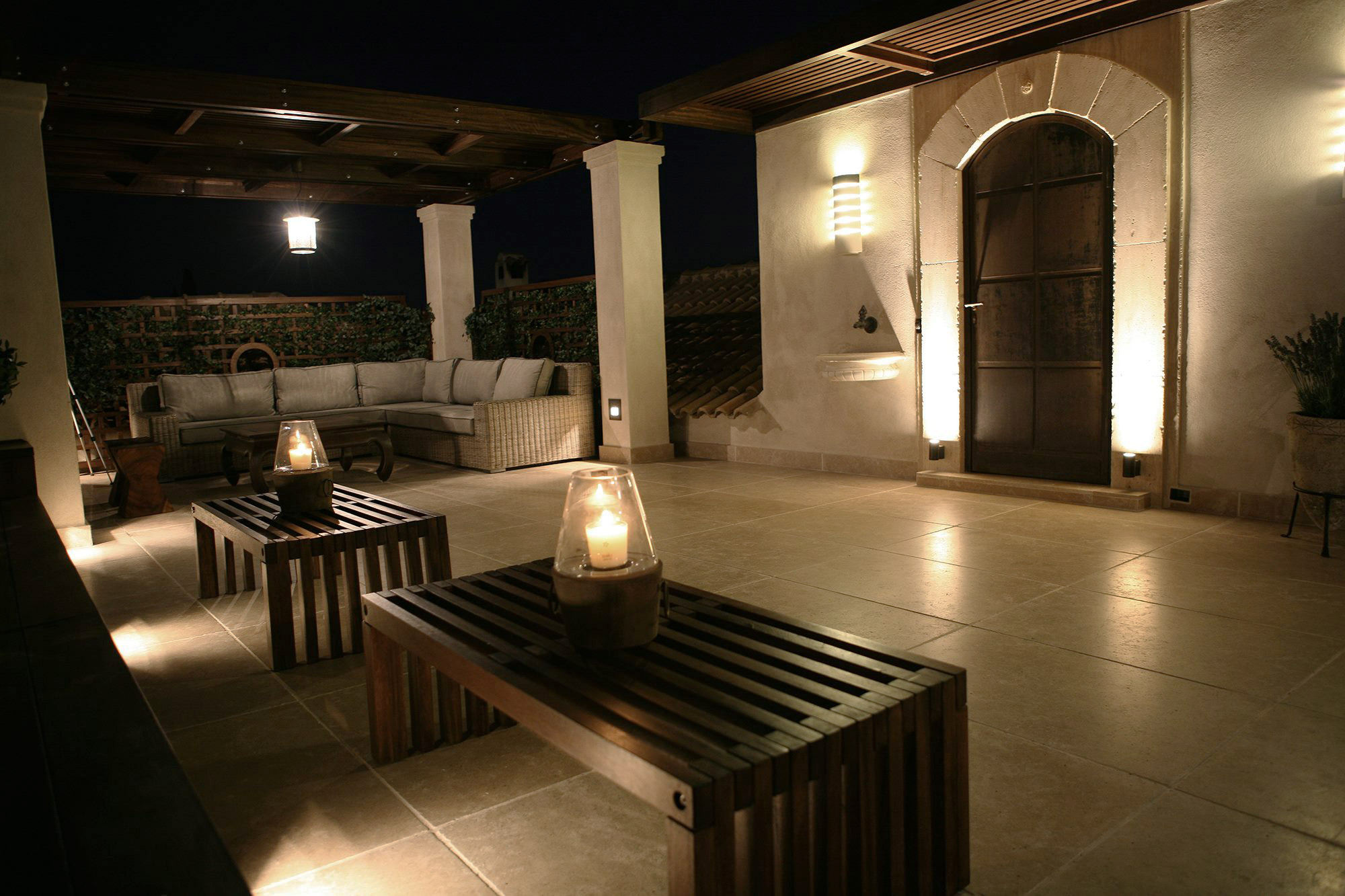 简约时尚的露台公寓设计-3