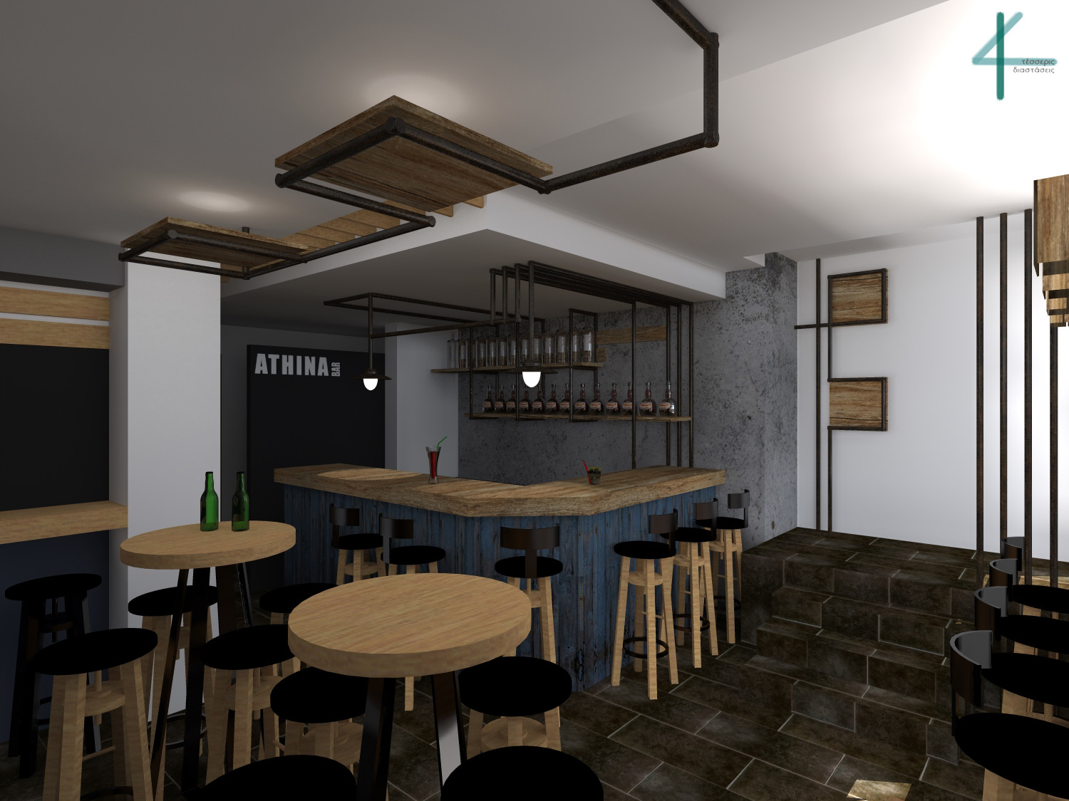 2014 年未实现的雅典咖啡酒吧设计-0