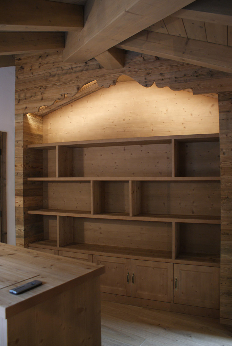 2018 年完成的阿尔卑斯山间别墅设计-16