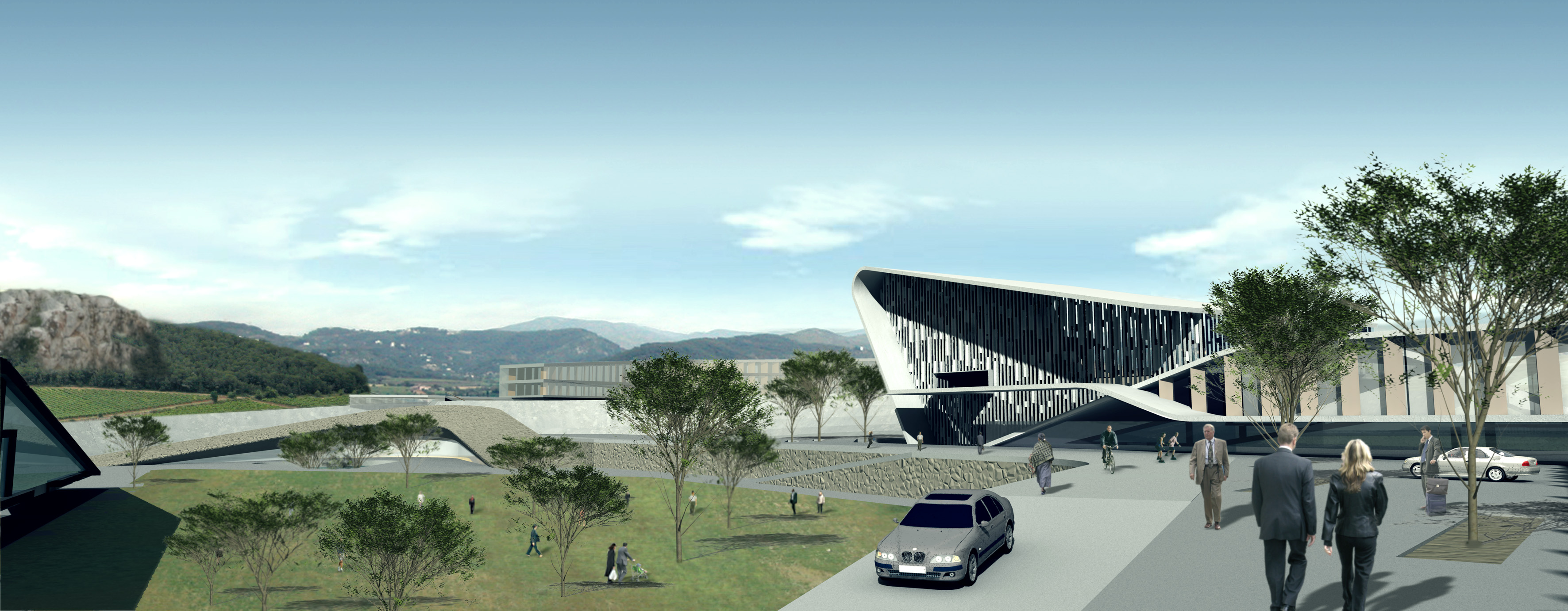 Autodromo 社区花园住宅与学校设计-2