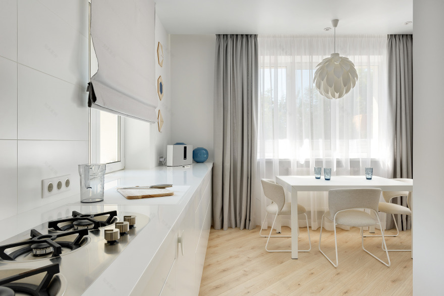 2016 年乌克兰郊区白色夏日别墅-11