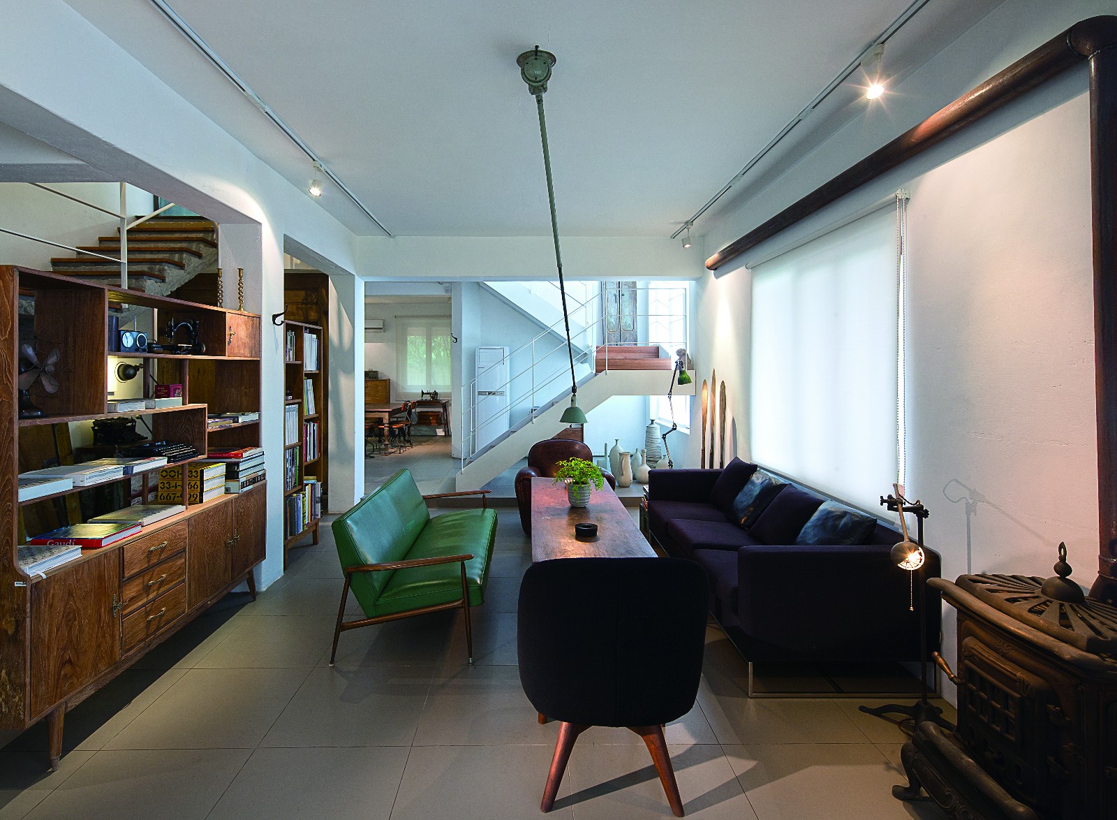 杭州观堂设计 1 号别墅办公空间 | 简约工业风,花园式办公环境-21