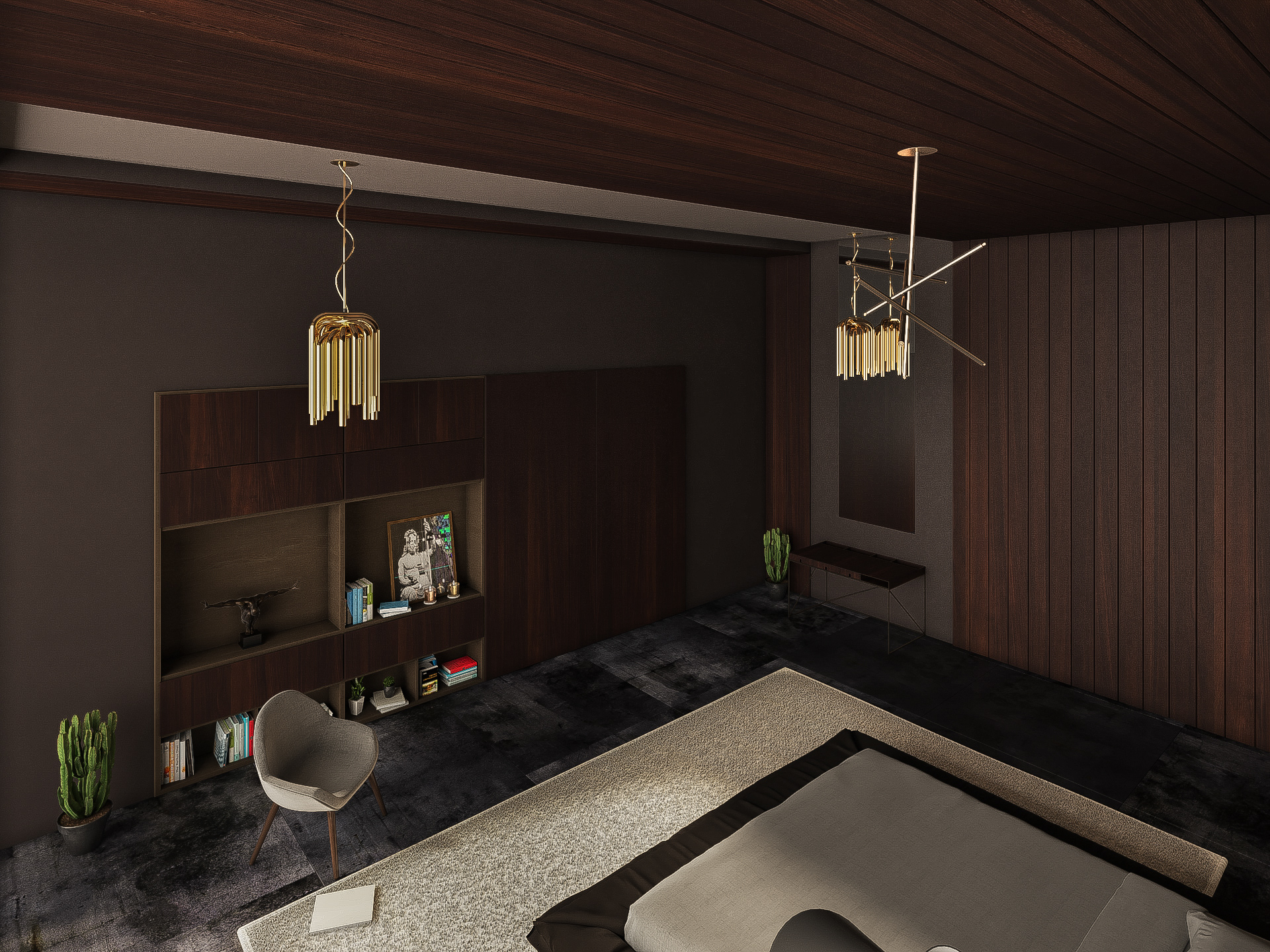 灰色雅居 | 卧室设计与视觉化呈现-8