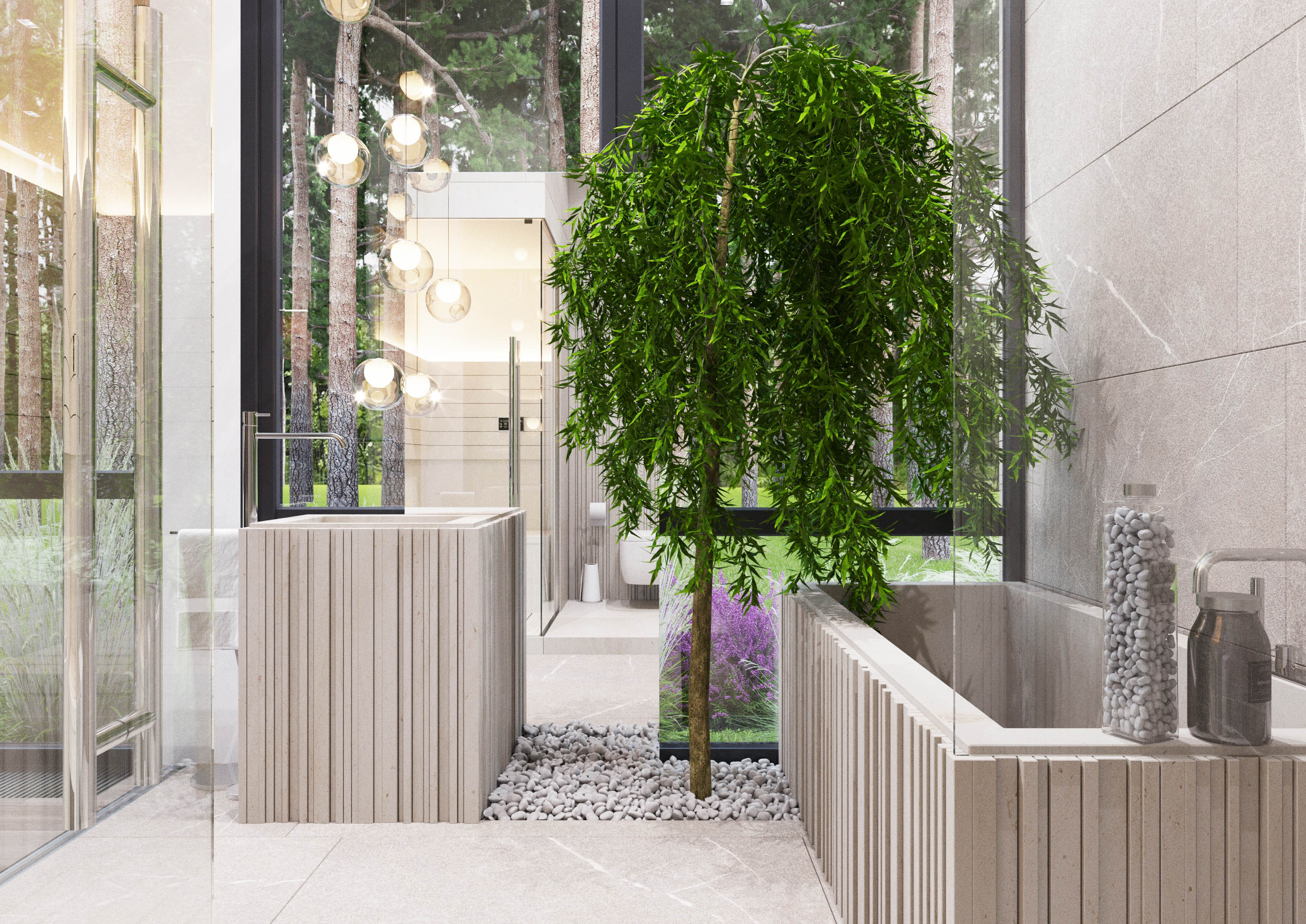 莫斯科乡村别墅 | 2017 年完工的单家庭住宅室内设计案例-17