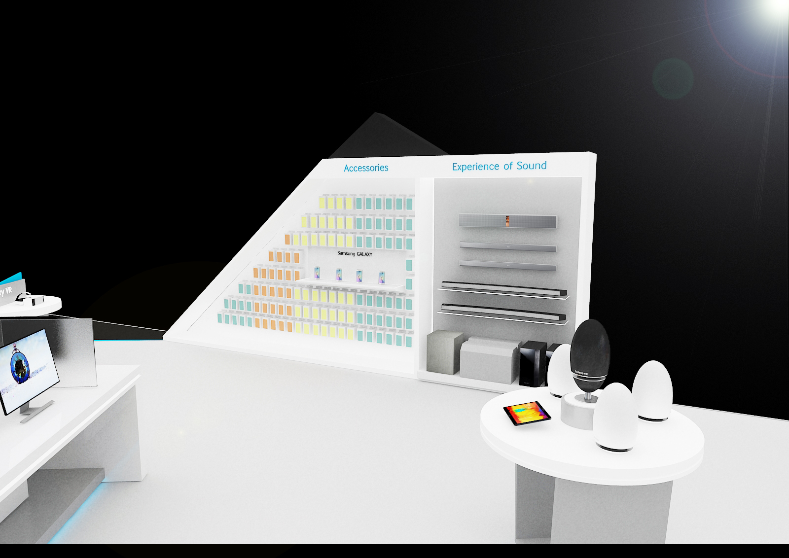 三星电子在 2016 年 GITEX Shopper 展位的室内设计-7