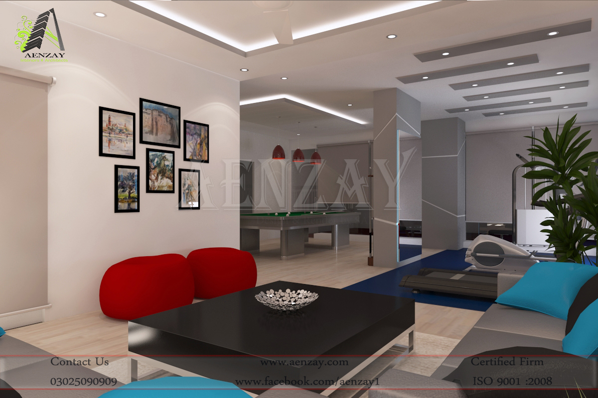 Software House Gym Area Designed by AenZay-3