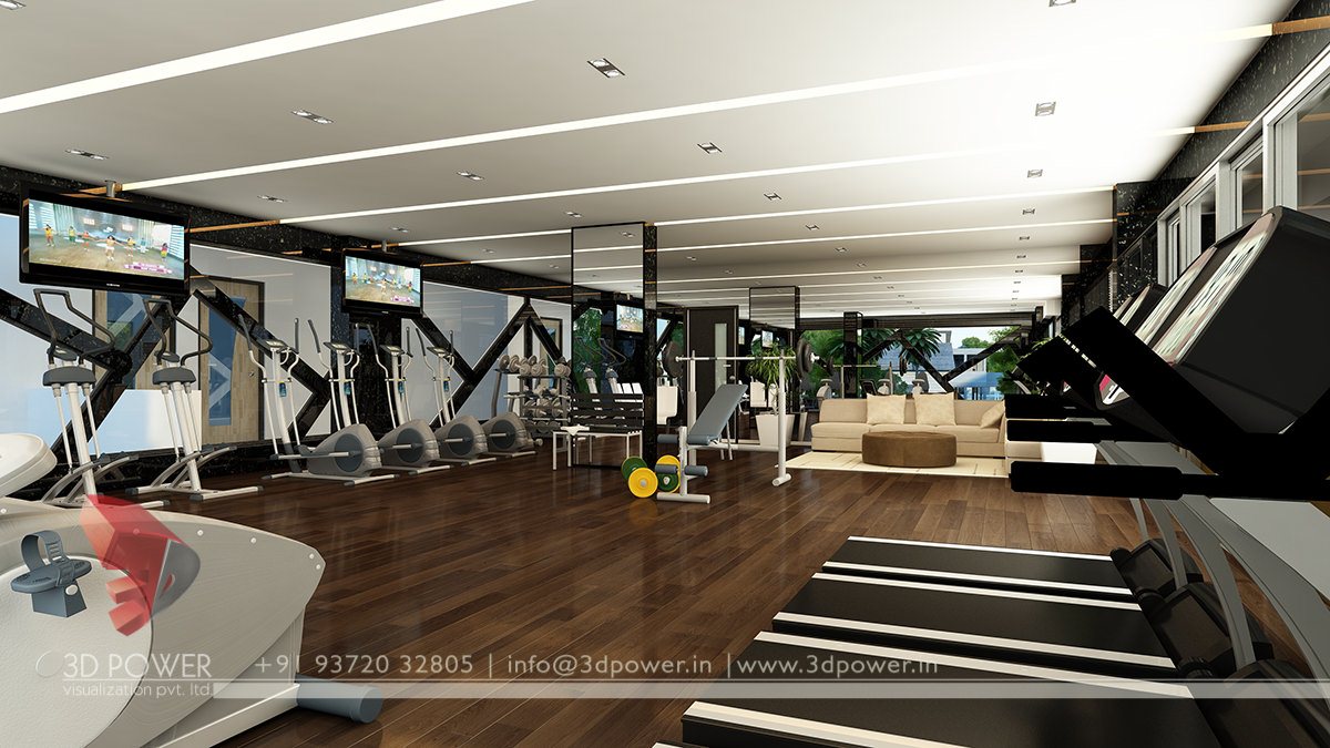 3D Power 打造惊艳室内健身水疗中心-0