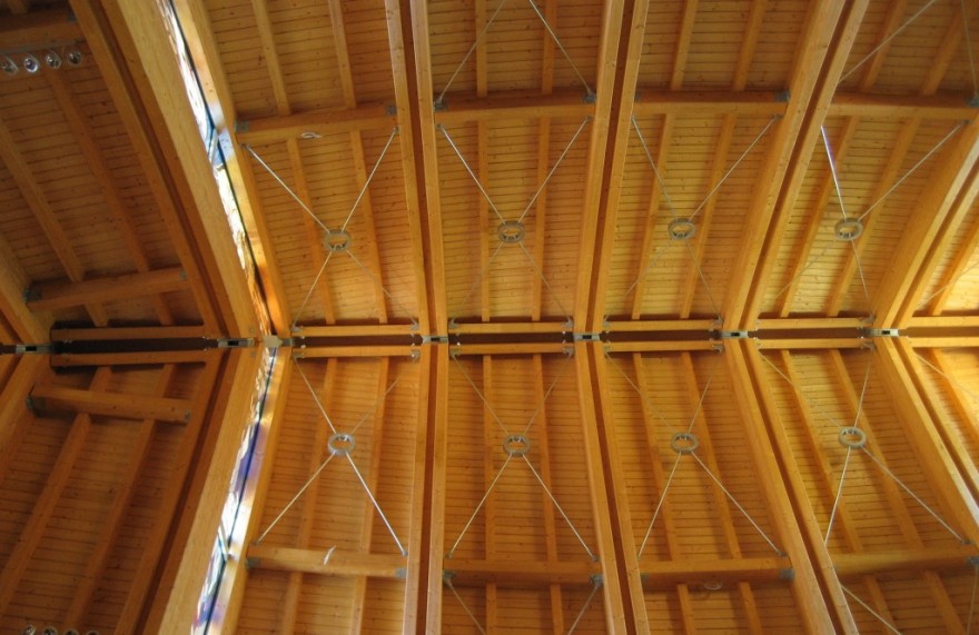 神秘蓝灰“披风”下的圣母玛利亚教堂-7