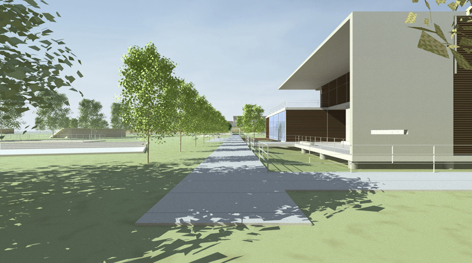 公共体育中心设计 | 独特建筑形态与公共代表性的完美结合-1