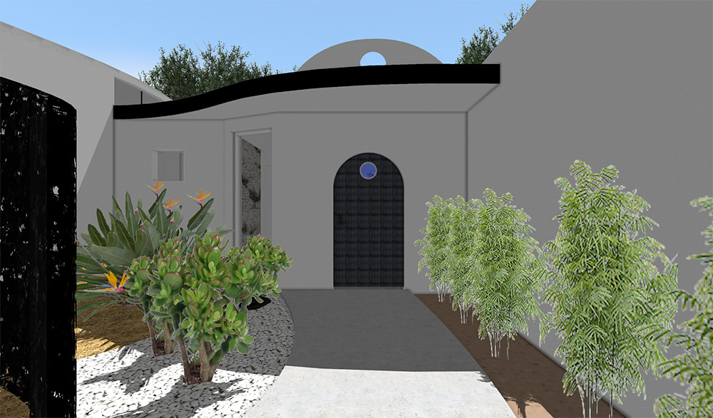 加州风情绿意盎然的山间别墅-13