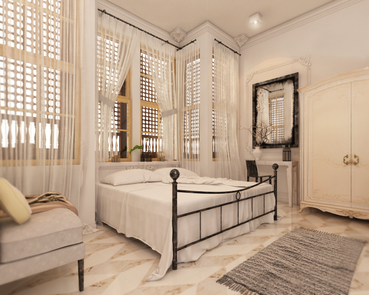 三维酒店客房设计展现空间魅力-4