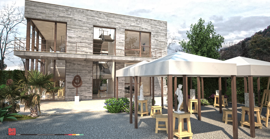 意大利雕塑学校内外部设计赏析-17