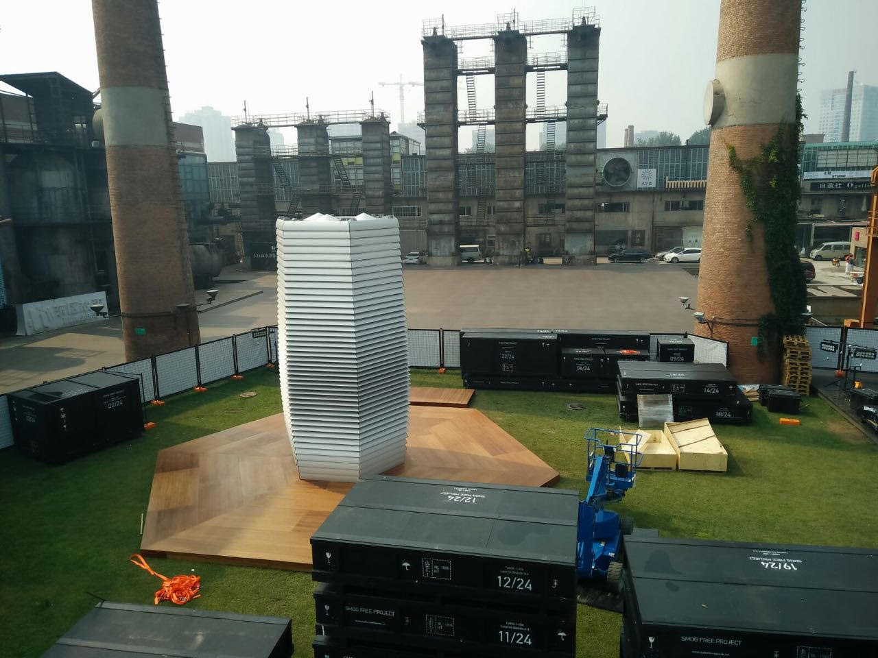 烟雾净化塔-- 北京制作便携式基础与安装-31