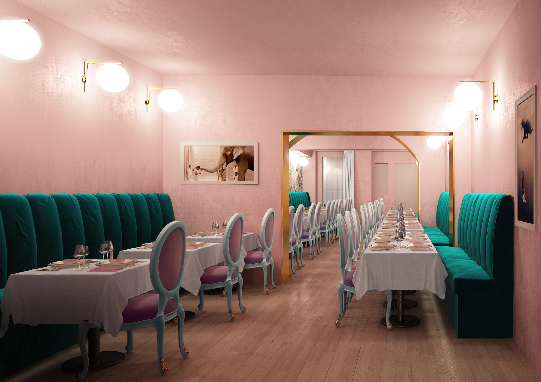 印度宫殿餐厅设计 | 2018 年未实现方案-5