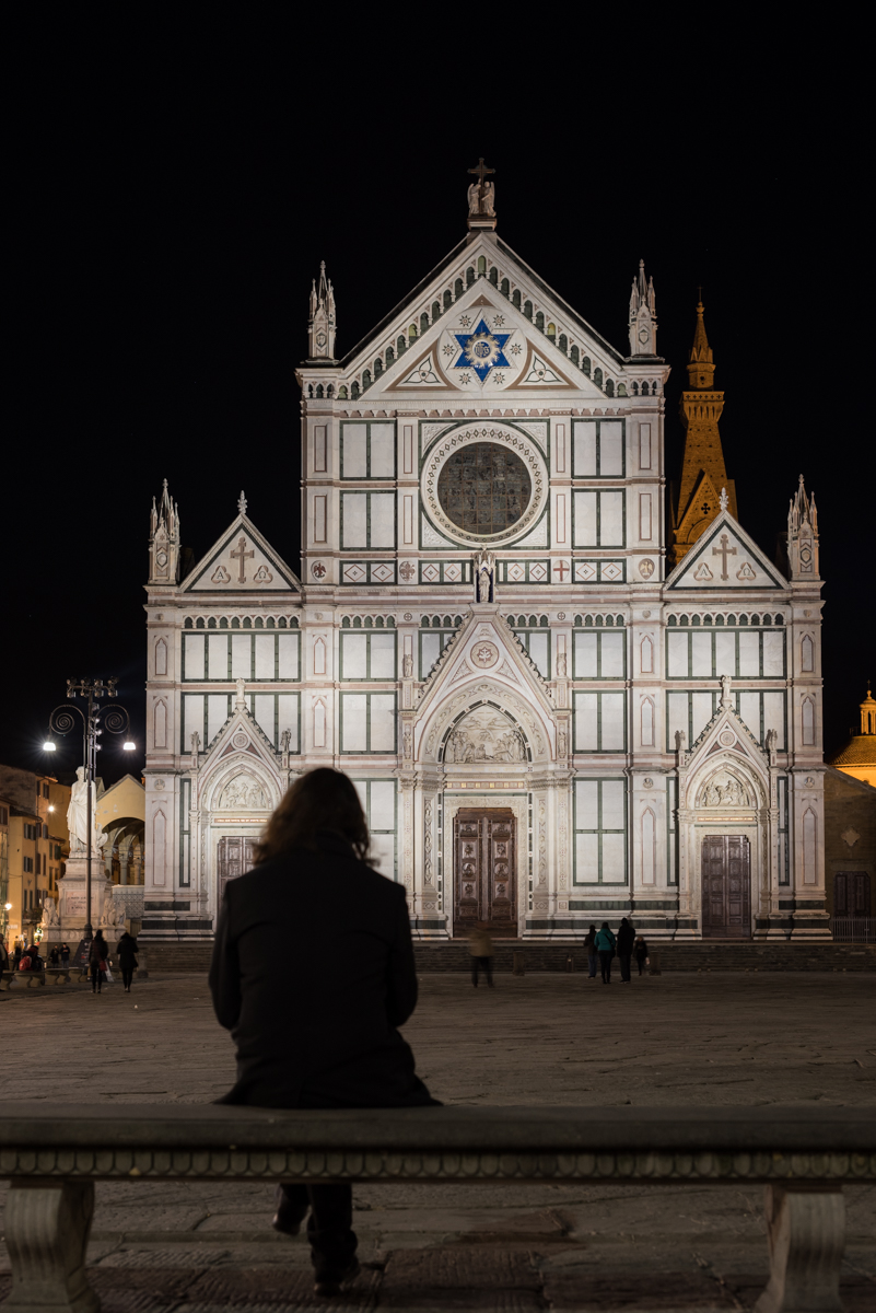 佛罗伦萨圣克罗斯大教堂外墙照明设计-25