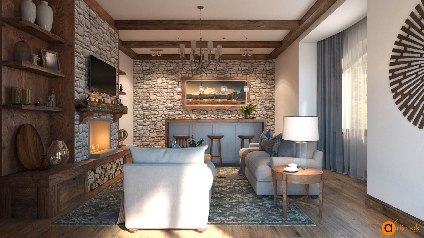 阳光木质气息，温暖庄园回忆-5