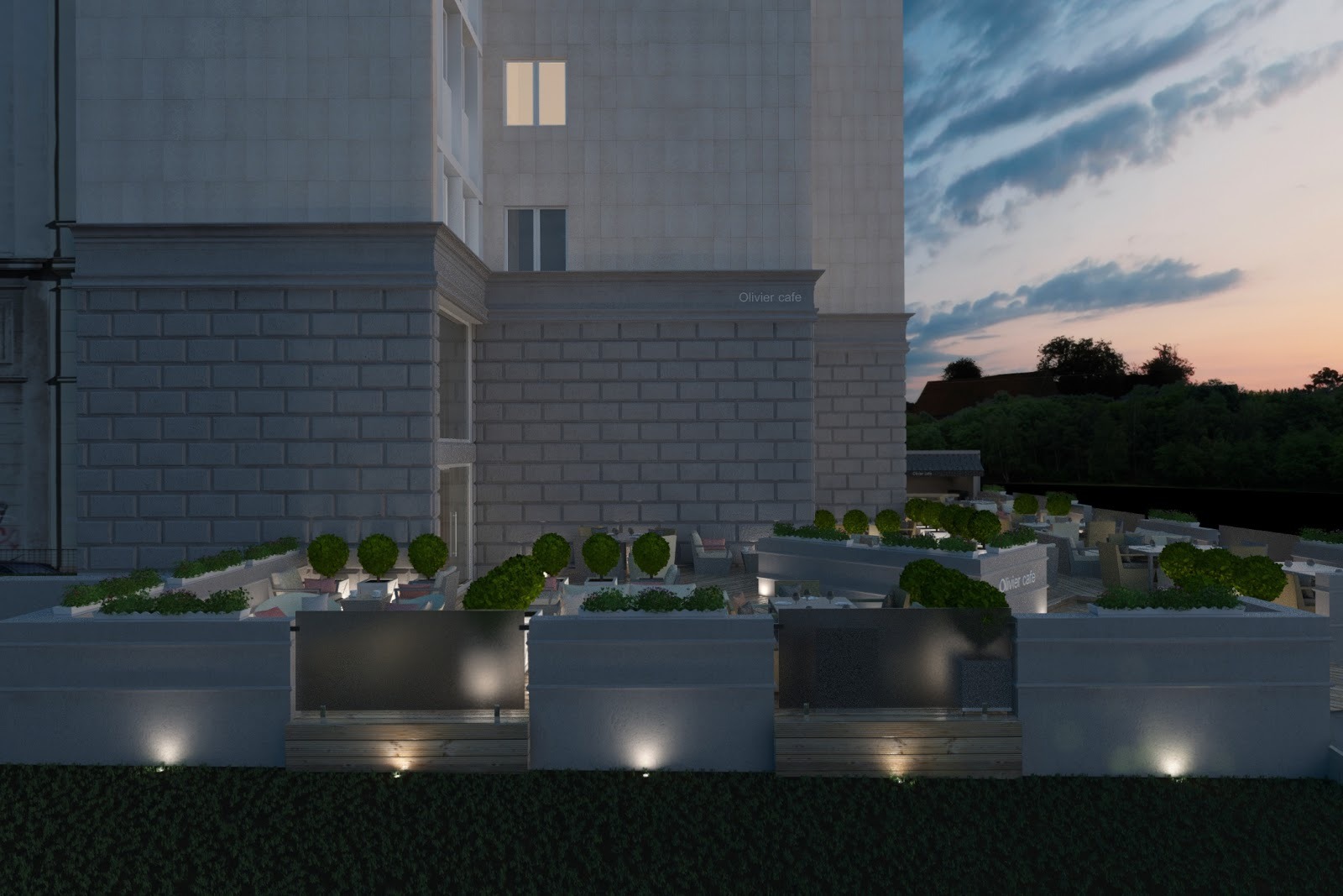 2012 年完成的阿尔玛提 Olivier 餐厅-3