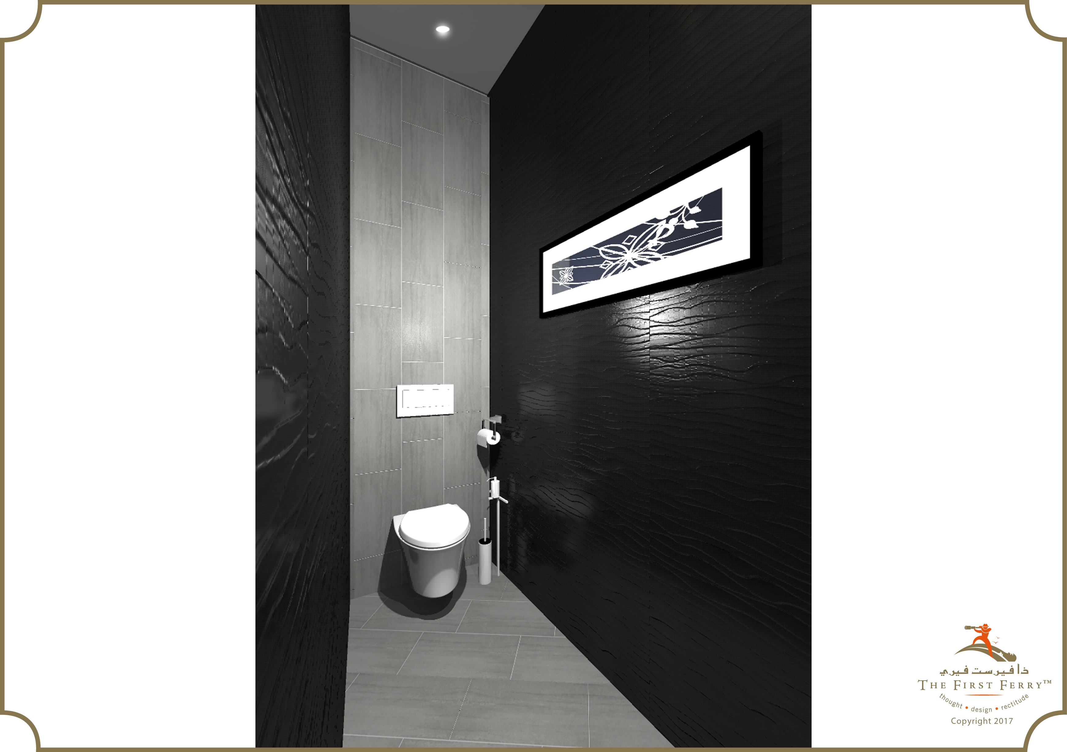 迪拜 binary tower 奢华办公空间设计-10