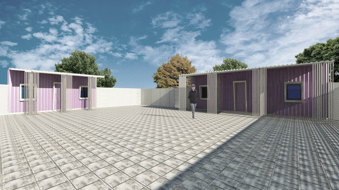 反监看动物园犬舍设计 | 简洁材质与色彩的创意组合-6