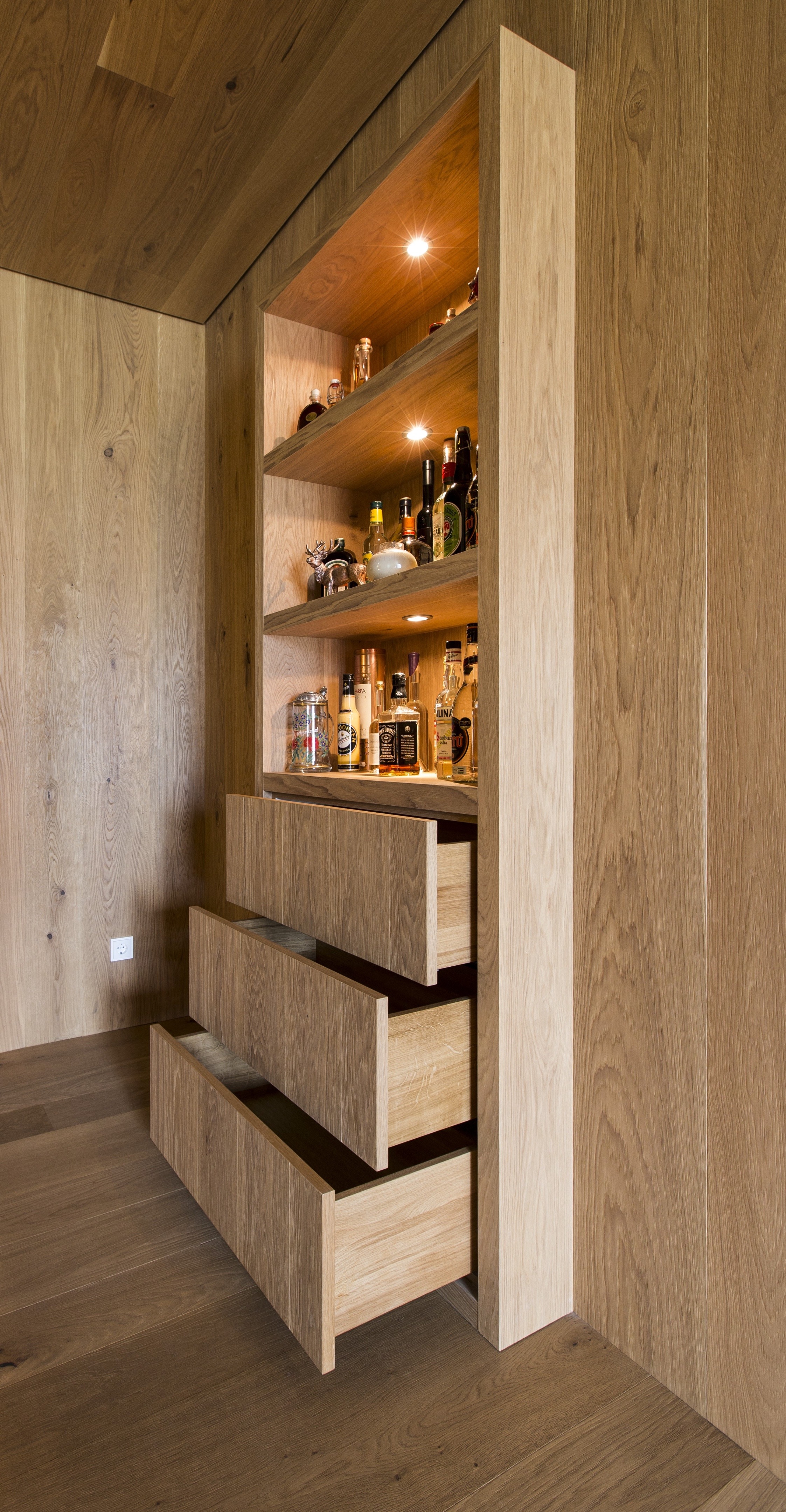 2013 年完成的德国木质独立住宅室内设计-14