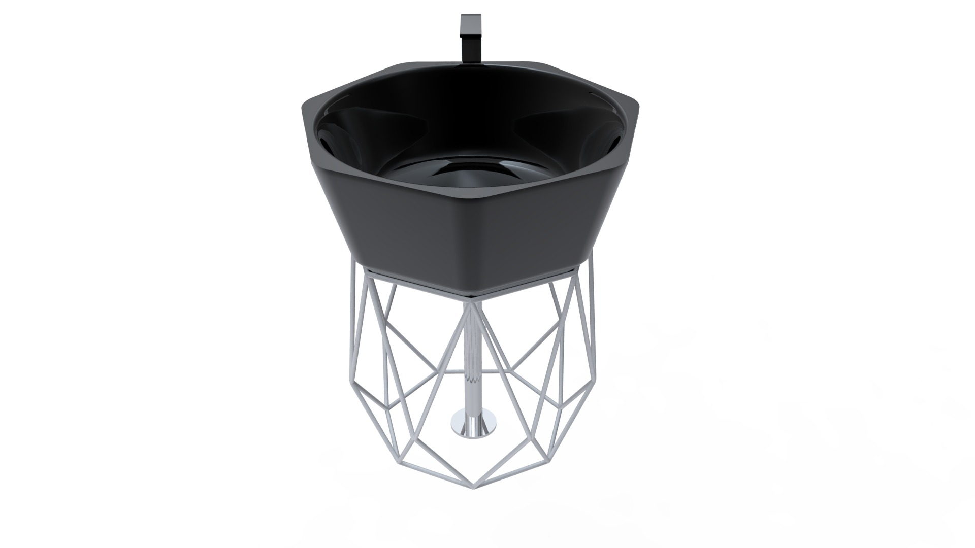 钻石造型独立洗手台-14