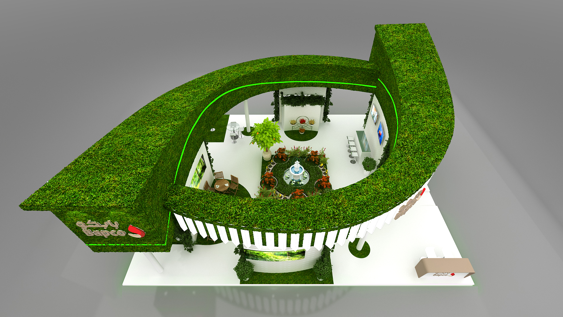Conceptual Garden Show Design for - BAPCO-3