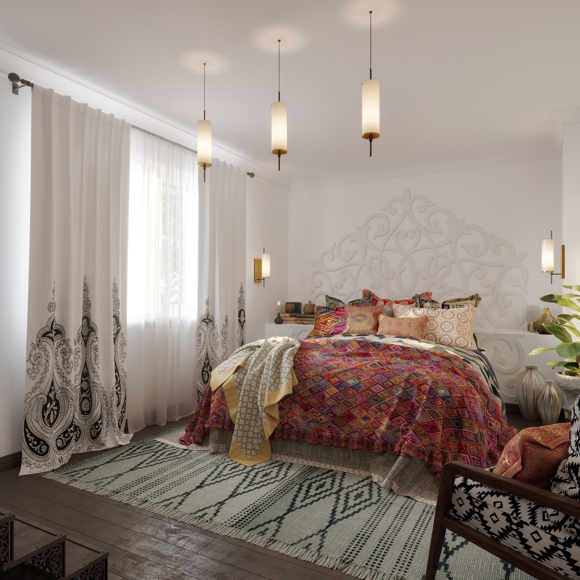 House. Moroccan motifs - 2nd floor-3