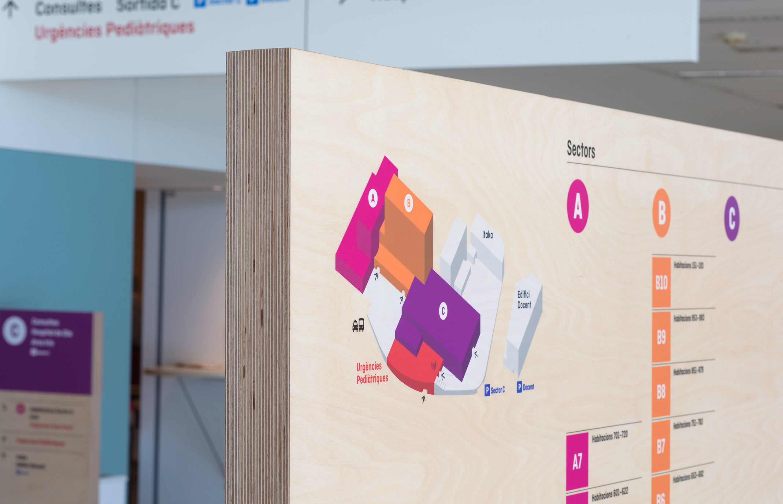 Hospital Sant Joan de Déu Wayfinding System-4