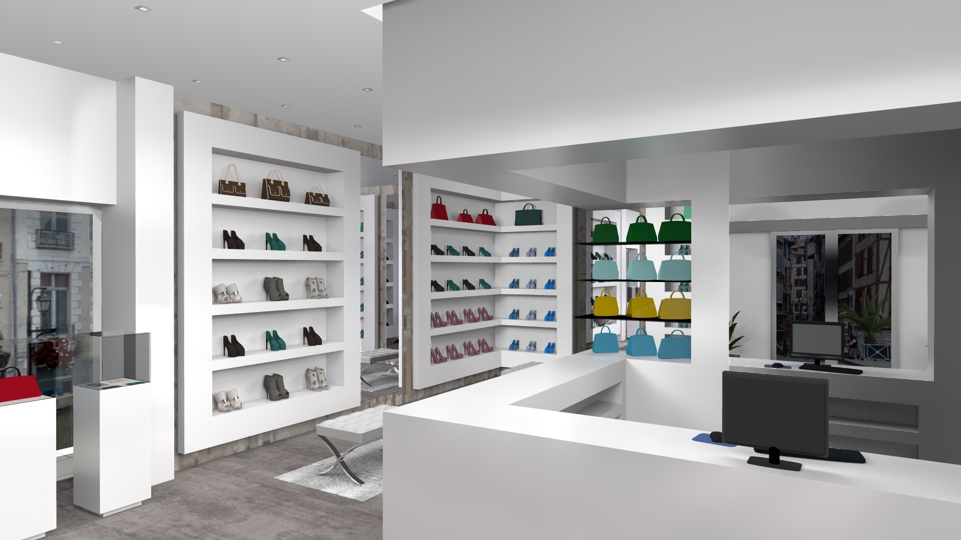 定制鞋店的室内设计魅力（Render · Interior Design）-3