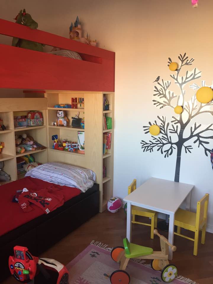 小空间大利用 | 3.5 米室内设计与双层床的完美融合-5