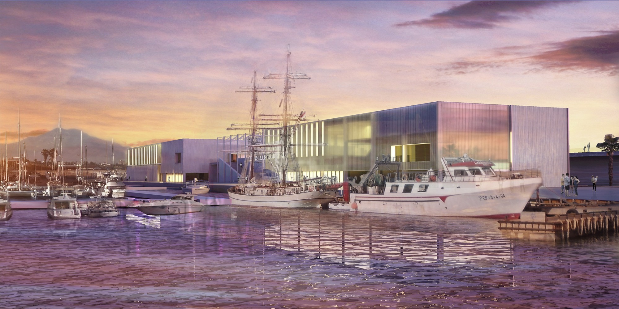 运动港边的 PFC 海事综合体-1