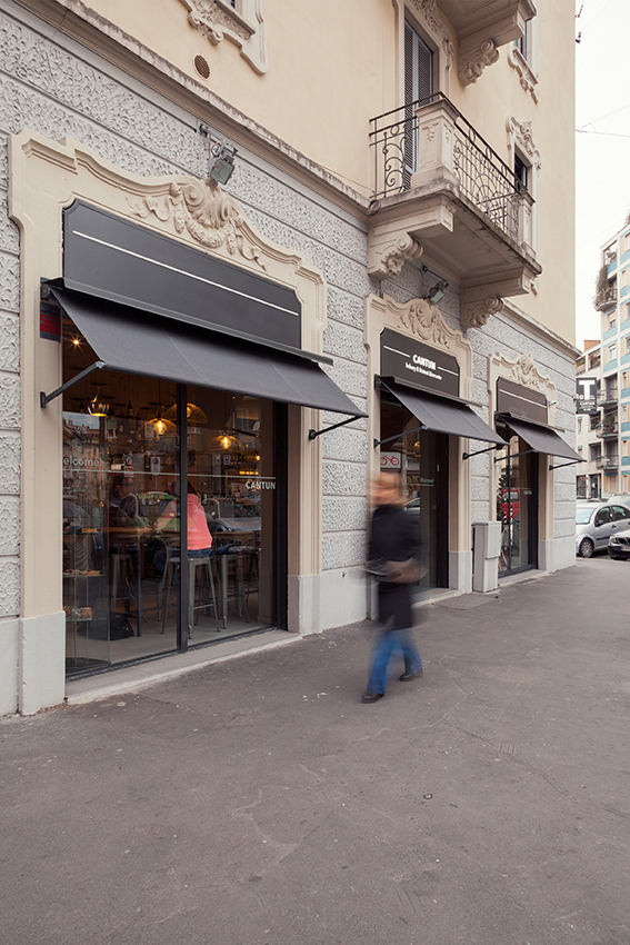 年轻多元的意大利面包房设计-9