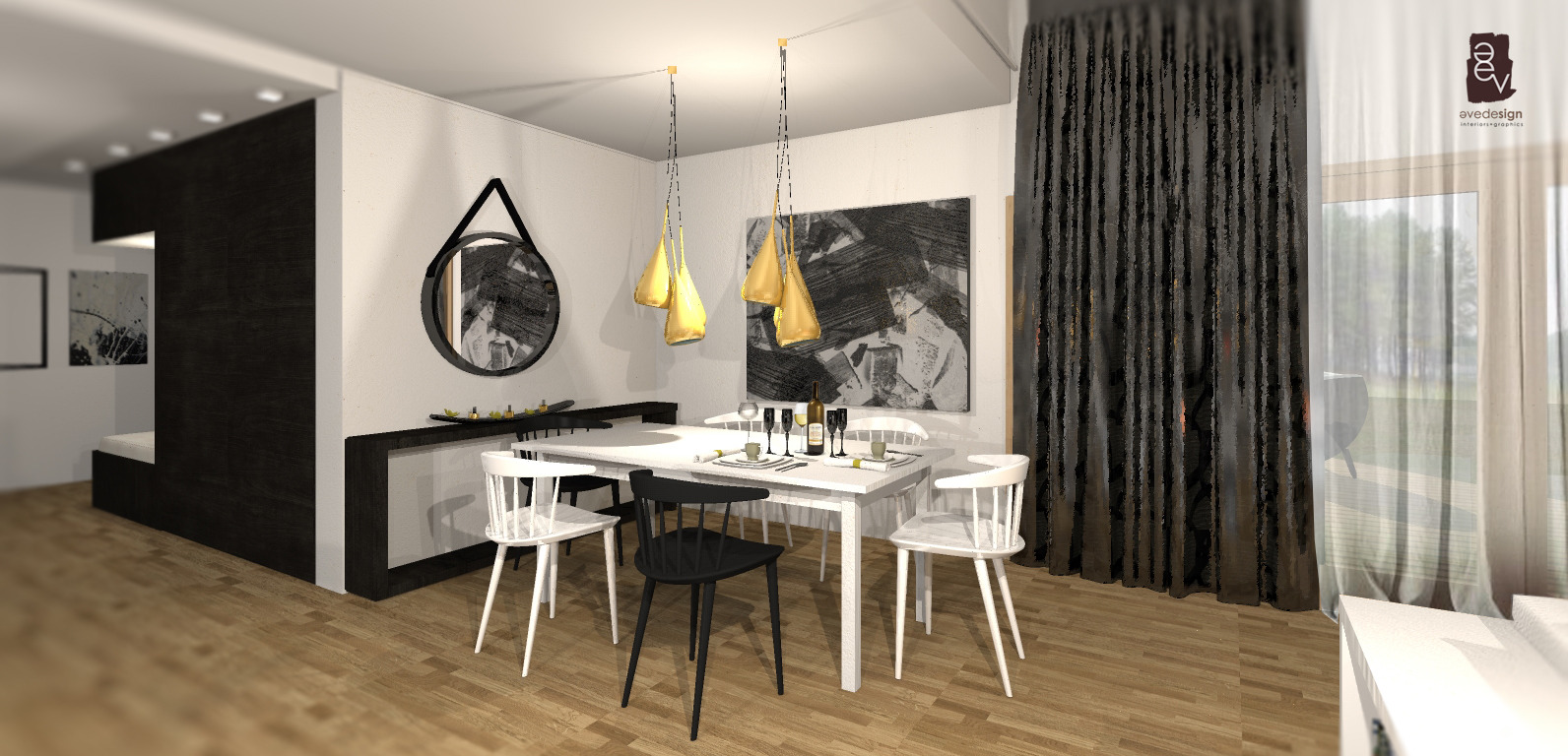 黑白极简别墅设计，展现空间纯粹之美-12