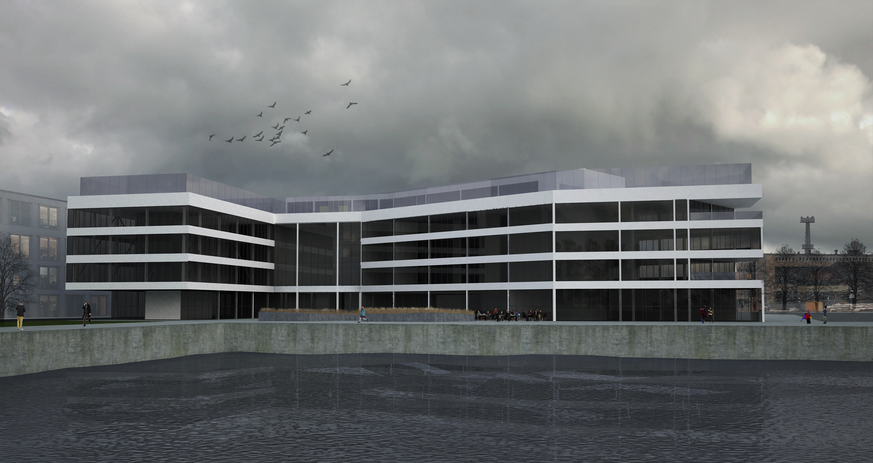 波兰 Gdynia 市“Nauta”行政中心改造-11