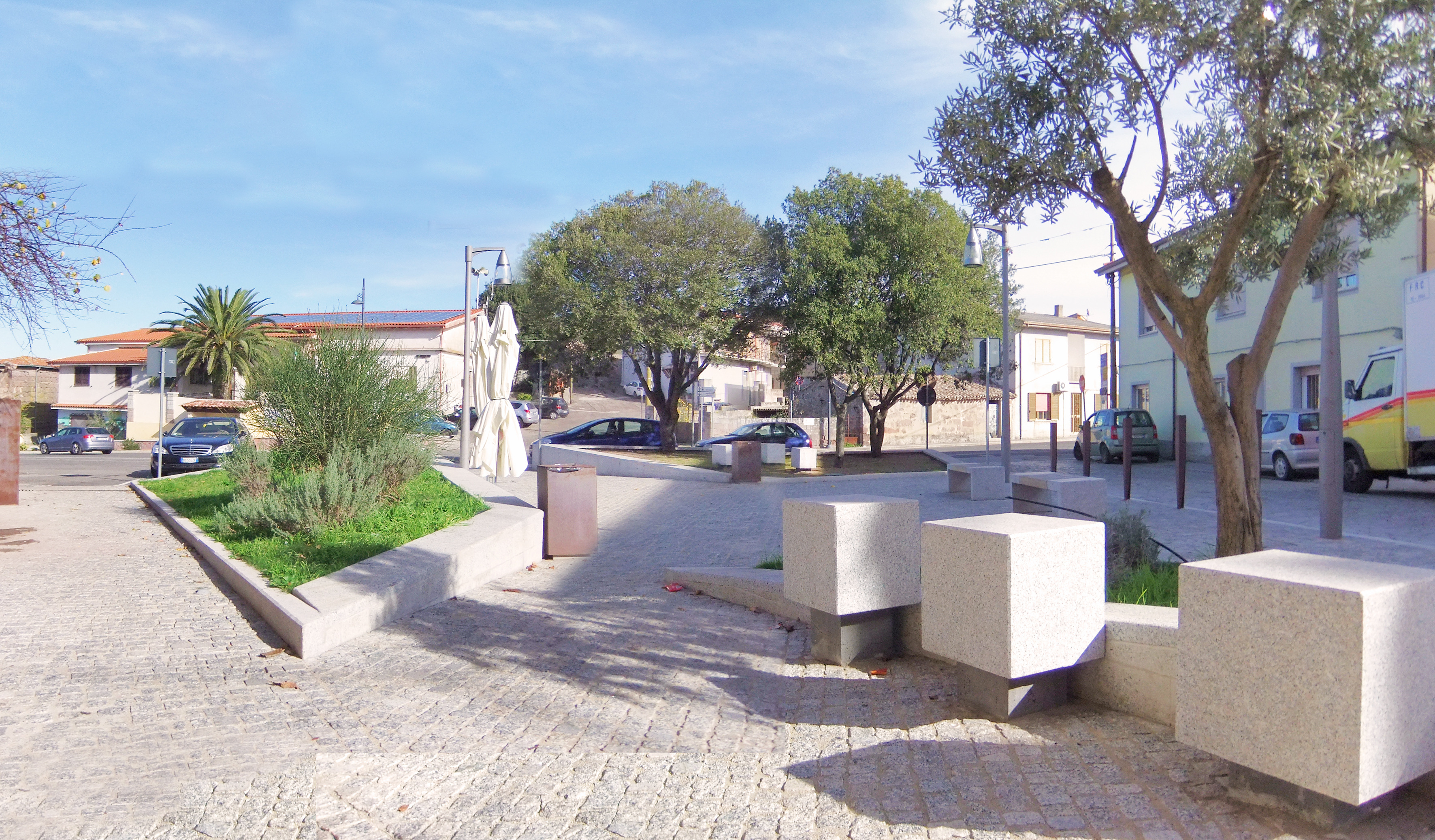 意大利 Nughedu Santa Vittoria 公共广场改造-3