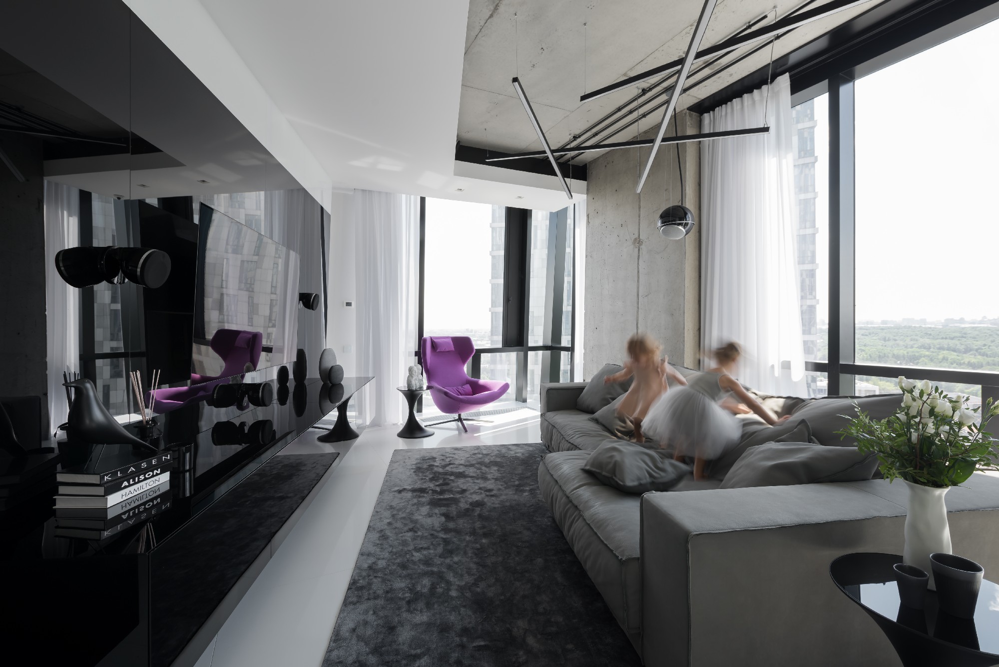 莫斯科塔楼未来主义家居设计-7