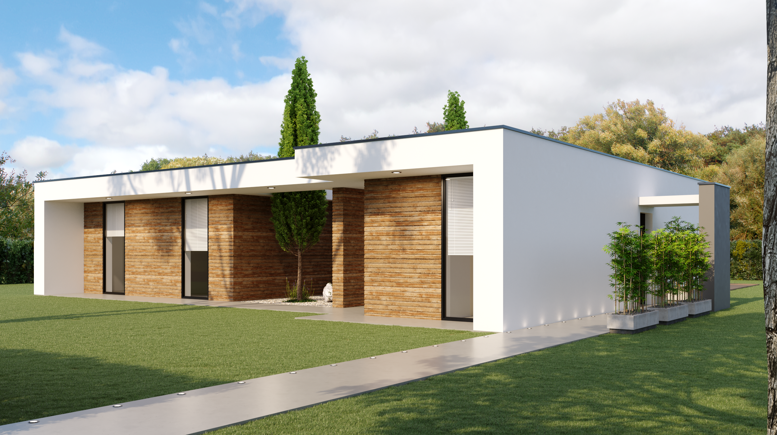 生态家园 | 现代环保别墅设计-2