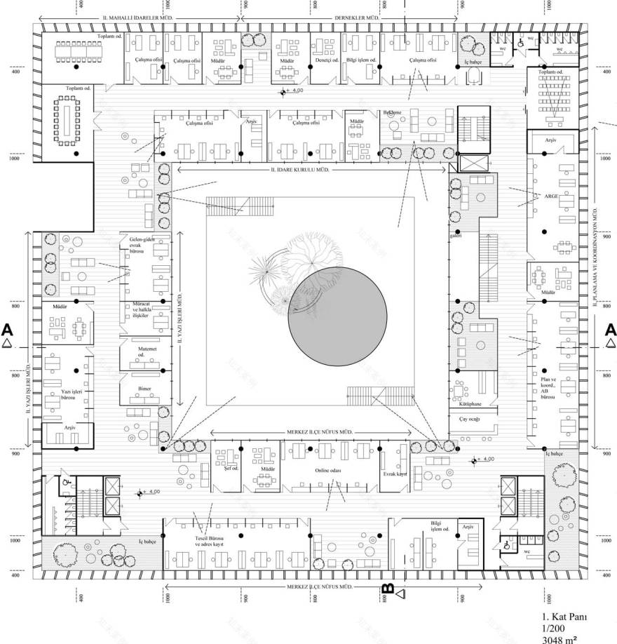 土耳其 ILLER BANK 公共建筑设计竞赛-11