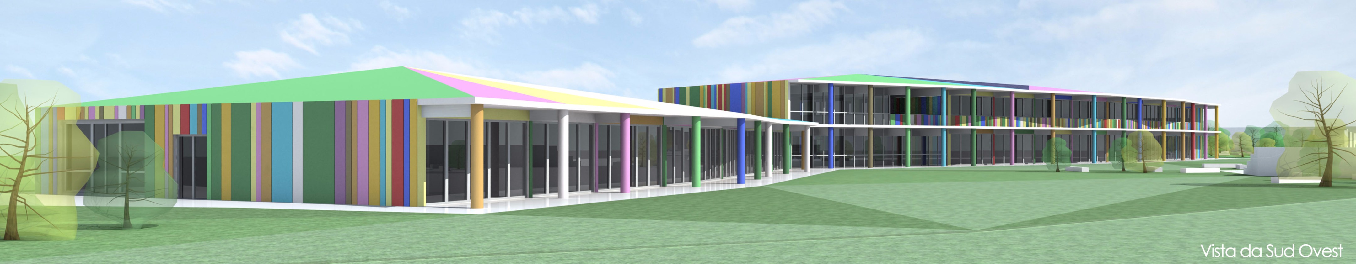 破碎式校园建筑,展现绿色教育的魅力-15